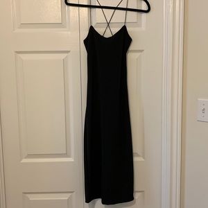 Dynamite Midi Dress in Black